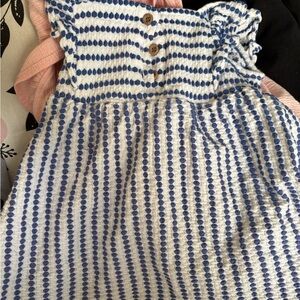 Primark Blue and White Kids Dress